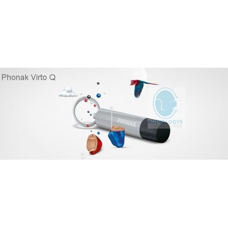 PHONAK VIRTO Q70 NANO Q 70 APPAREIL CORRECTEUR SURDITE PERITYMPANIQUE INVISIBLE