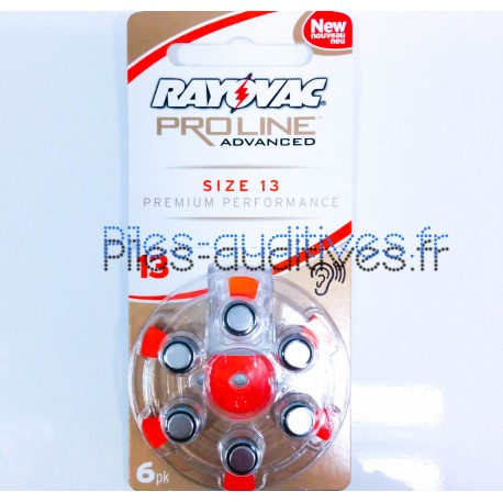 PILES AUDITIVES RAYOVAC PROLINE 13