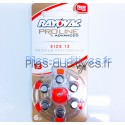 PILES AUDITIVES RAYOVAC PROLINE 13